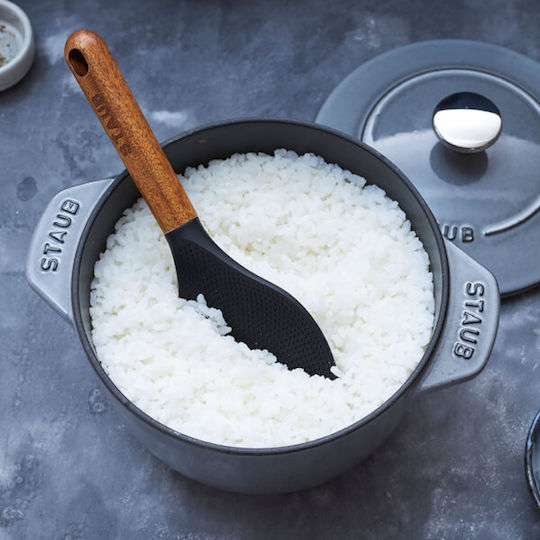 Staub Staub Küchenlöffel aus Silikon Schwarze 22cm Staub Staub Küchenlöffel aus Silikon Schwarze 22cm