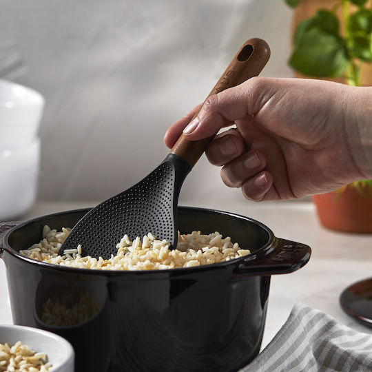 Staub Staub Küchenlöffel aus Silikon Schwarze 22cm