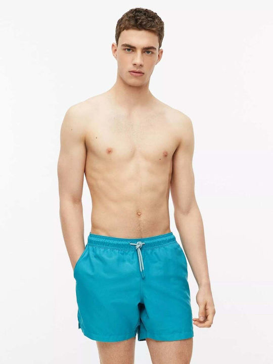 Men's Swim Shorts Turquoise with Patterns