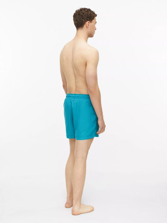 Men's Swim Shorts Turquoise with Patterns