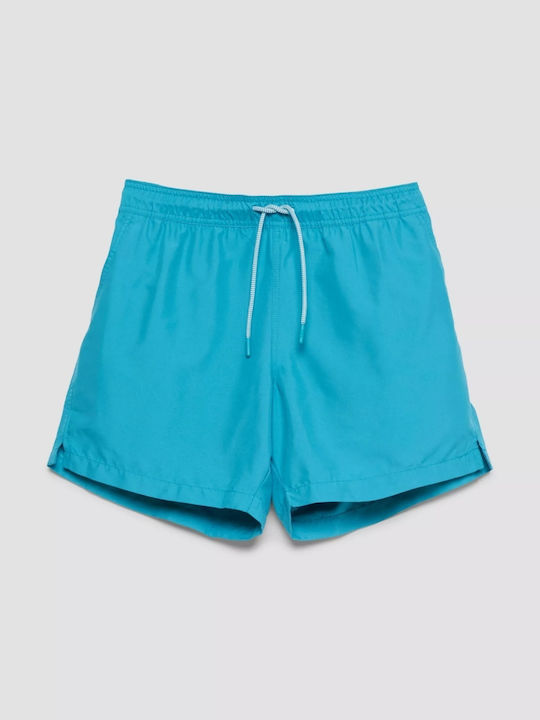 Men's Swim Shorts Turquoise with Patterns