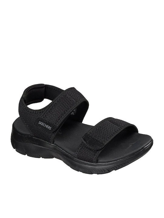 Summits Cute Mark Women's Flat Sandals Black