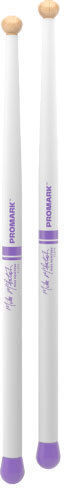 Promark Txdcmm2xw Mike Mcintosh Signature Flips White Drumsticks With Purple Details
