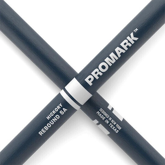 Promark Rbh565aw-blue Rebound 5a Hickory Μπαγκέτες Βαμμένες Μπλε