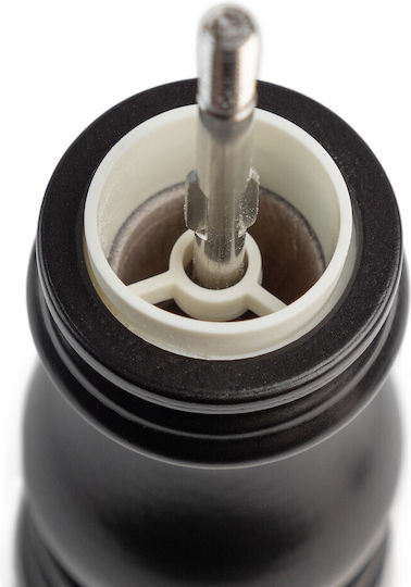 Peugeot paris Manual Salt Mill Inox in Black Colour 18cm
