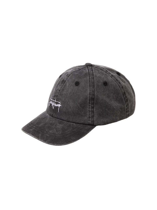 Мъжка Шапка Jack & Jones Лого Памук Тъмносив