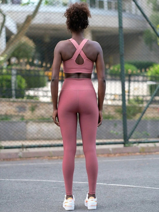 Damen Sport-BH Burgundisch