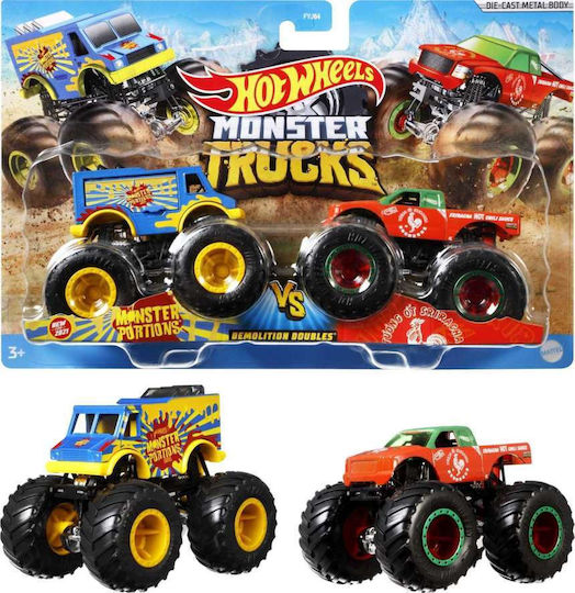 Mattel Set Mașinuță 1:64 Monster Truck