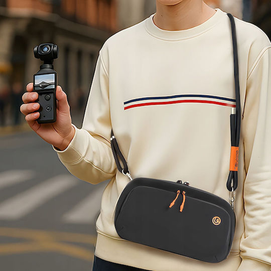 Ulanzi Sling Travel Bag Ulanzi Yy08 2 Liters Cameras Phones Electronics Gaming Photo-video Accessories Material Polyester Solid Protection Lightweight Practical Comfortable To Carry Two Main Compartments Black
