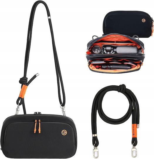 Ulanzi Sling Travel Bag Ulanzi Yy08 2 Liters Cameras Phones Electronics Gaming Photo-video Accessories Material Polyester Solid Protection Lightweight Practical Comfortable To Carry Two Main Compartments Black