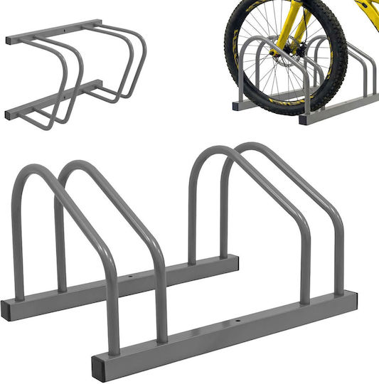 Relaxdays Bară De Parcare Pentru Biciclete Cu 2 Compartimente