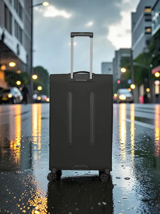 Travelite Голям Куфар За Пътуване Черен Височина 78см
