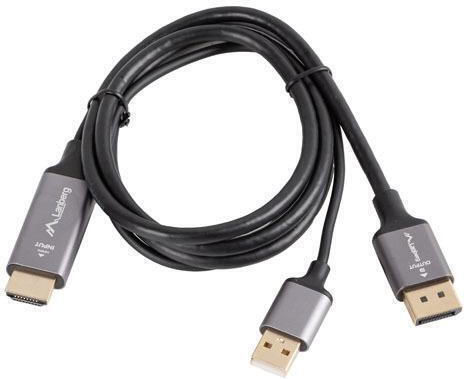 Lanberg Cable DisplayPort Male - 1m Black (KKL1KPBV0340)
