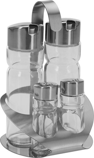 Westmark Set Ladoxido cu Solniță și Piperniță din Sticlă cu Flux 160ml