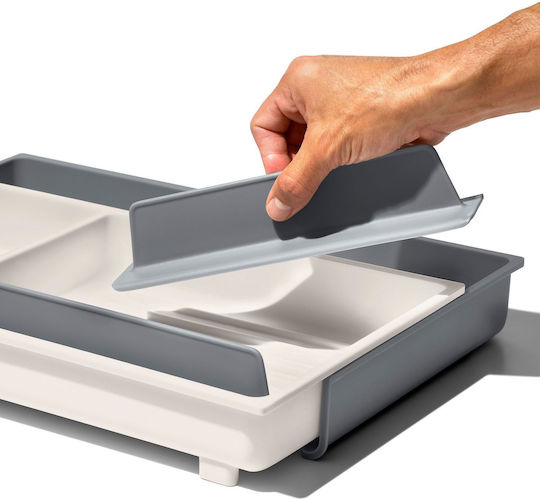 OXO Κουταλοθήκη Συρταριού Πλαστική 41.5x25x6.3εκ. Γκρι