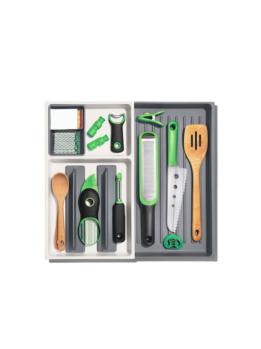OXO Besteckeinsatz für Schubladen Kunststoff 41,5x25x6,3cm