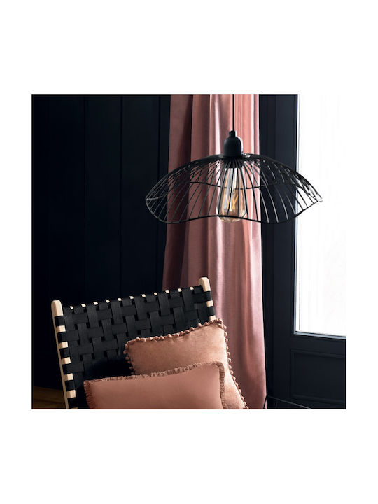 Atmosphera Lumini Suspendate Negru Cu Bază De Bec E27 24.5 Cm