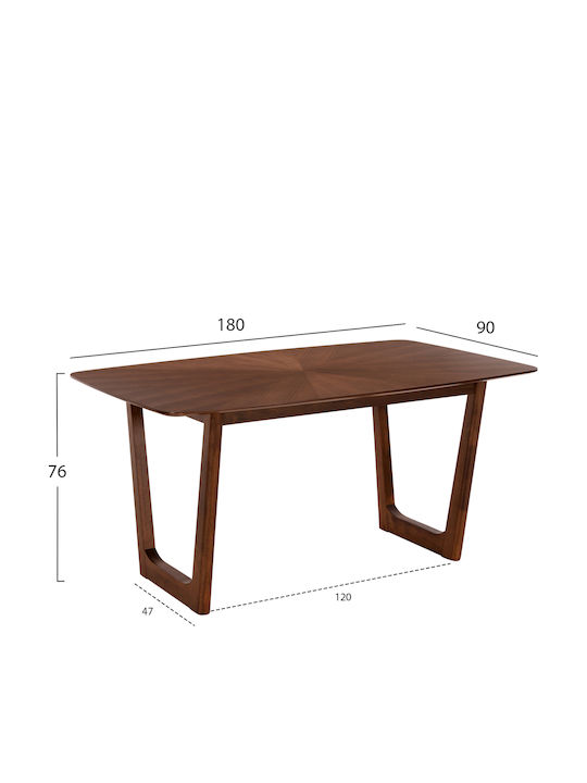 Esszimmermöbel-Set Abai mit 6 Stücken 180x90cm
