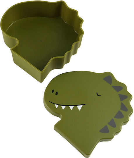 Trixie Mr. Dino Plastic Kids' Food Container Dinosaurs Green 16.5 x 16 x 6 cm