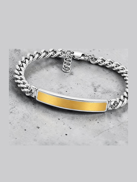 Rosso Amante Herren Armband Identifikation aus Stahl Rosso Amante Herren Armband Identifikation aus Stahl