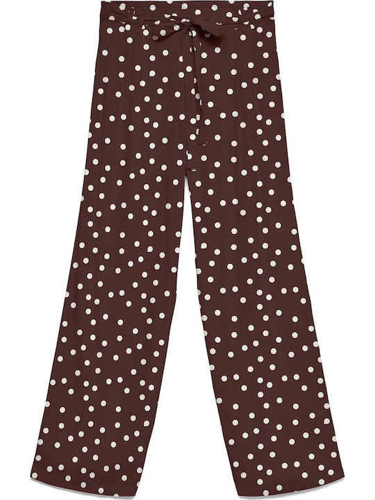 Women's Fabric Trousers Chocolate Martini