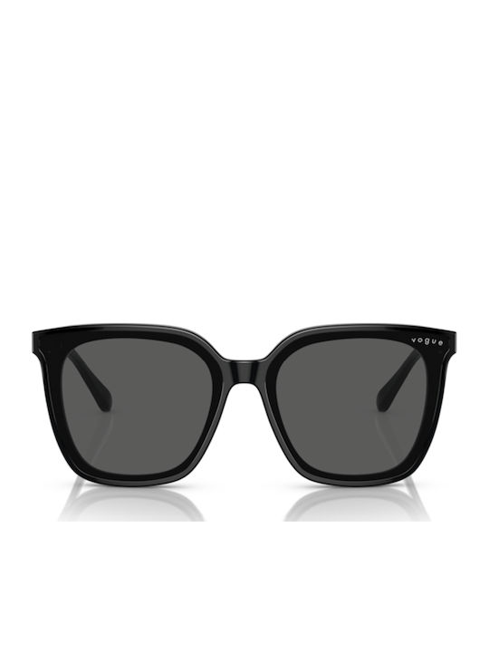Vogue Damen Sonnenbrille mit Schwarzem Rahmen und Schwarzem Glas VO5499SD W4487 Vogue Damen Sonnenbrille mit Schwarzem Rahmen und Schwarzem Glas VO5499SD W4487