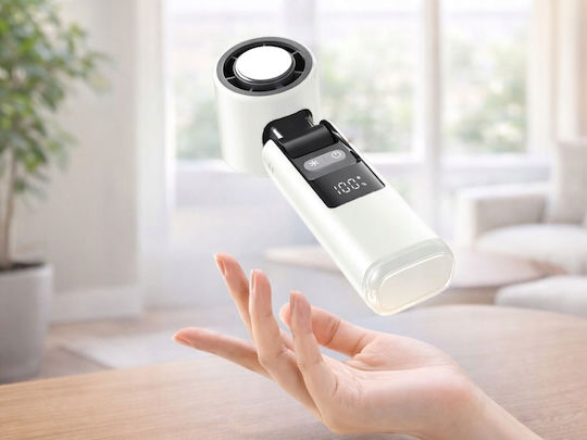 Verk Group Portable USB Fan 199 Speeds Folding Flashlight Display 5907451381588