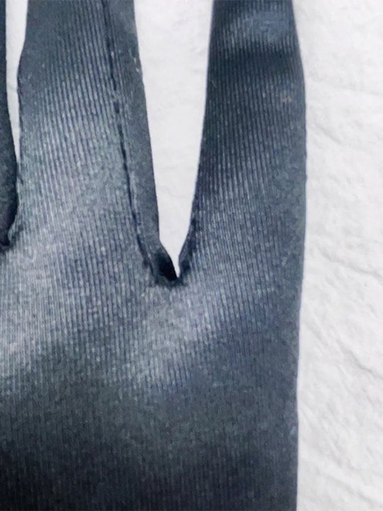 Black Gloves with Fur