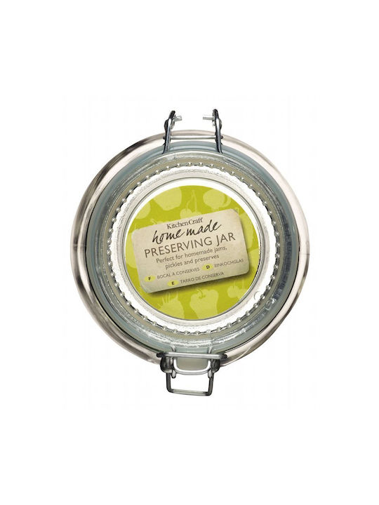 Kitchen Craft Βάζο Γενικής Χρήσης με Καπάκι Γυάλινο Διάφανο 750ml 1τμχ