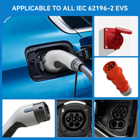 Khons G2Y-KHONS-PE-3P-32A Portable Three-Phase Charging Station 22kW with Built-in Type 2 Cable (8858584)