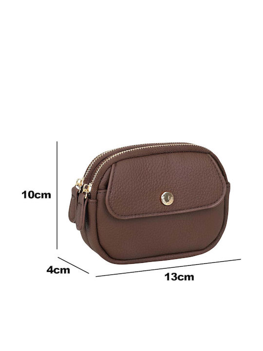 Gallantry Women Wallet Model Noria Sleek Minimalist Design Storage Slots Brown