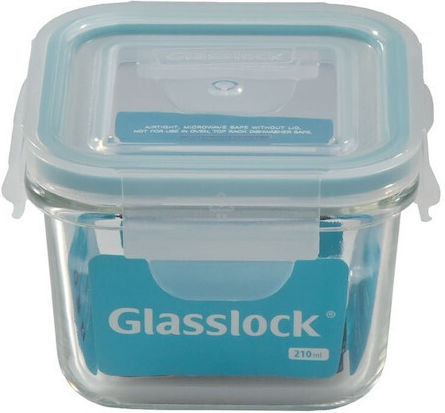 Glasslock Дохия За Храна Стъклено Синьо 210ml