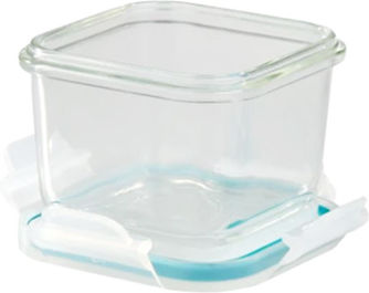 Glasslock Дохия За Храна Стъклено Синьо 210ml