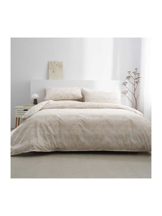 Vesta Home Ariadni Σετ Σεντόνια Διπλά 200x270εκ. Μπεζ (4τμχ)