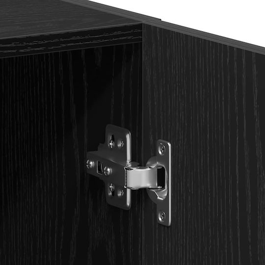 vidaXL Στήλη Μπάνιου Τοίχου για Πλυντήριο Μ64xΒ25.5xΥ190cm Δρυς