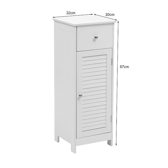 Pakketo Chesy Bathroom Floor Column M32xD30xH87cm Beige