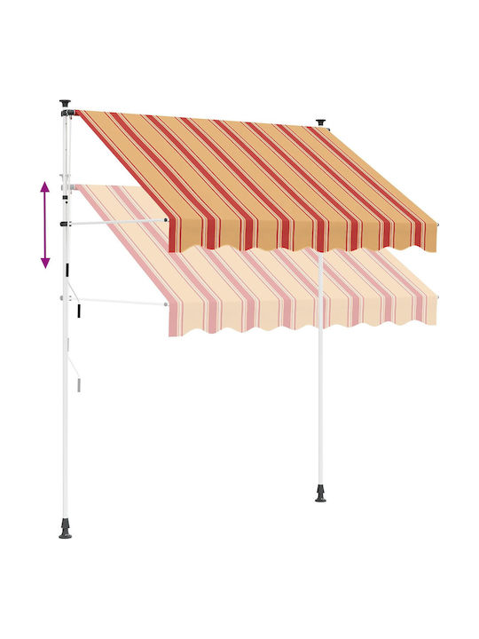 vidaXL Multicolour Terrace Tent 1.5x1.15m