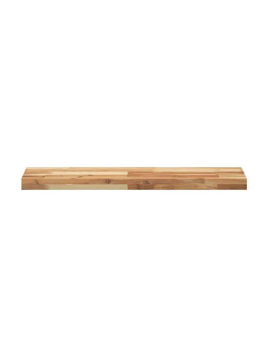 vidaXL Rechteckiges Bücherregal aus Massivholz Akazie 80x20x4cm 3279584 2 Stück