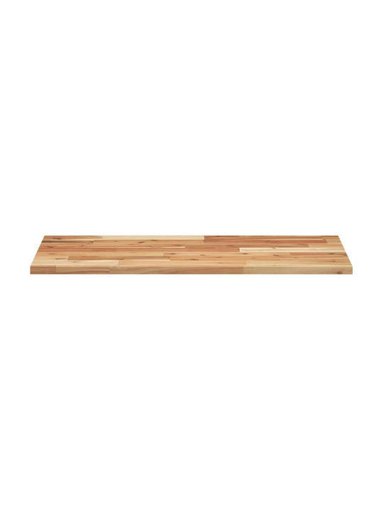 vidaXL Raft De Bibliotecă Rectangular Din Lemn Masiv Maro 100x40x2cm 3279560 2 Bucăți
