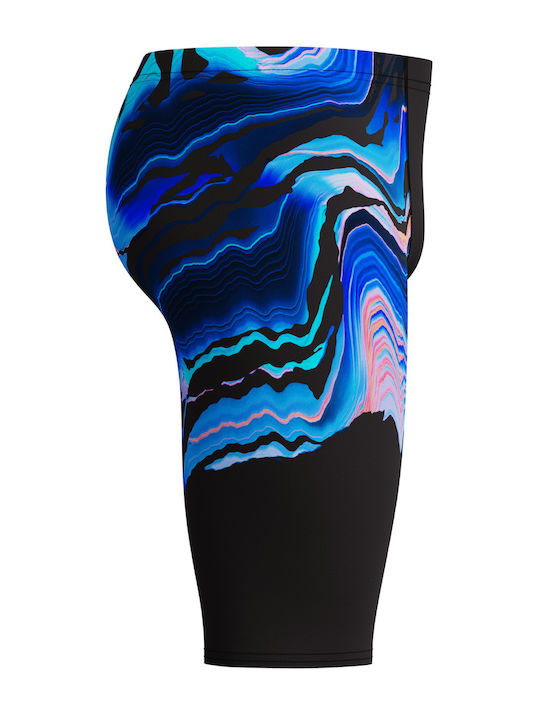 Speedo Placement Ανδρικό Αγωνιστικό Jammer Μαγιό Κολύμβησης Μαύρο