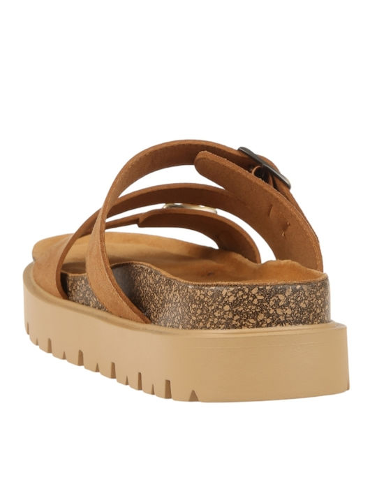Women's Flat Sandals Brown
