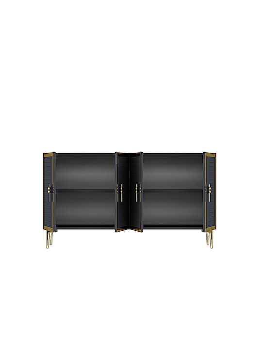 Μπουφές Ξύλινος Καφέ 120x30x75cm