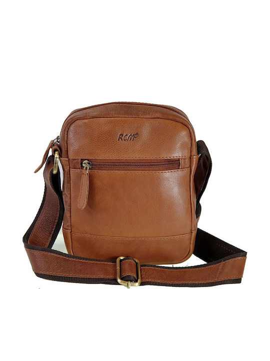 Geantă Bărbătească Din Piele De Umăr / Tip Crossbody Tabac Maro
