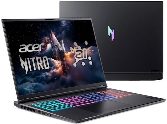 Acer Nitro 16 AI AN16 -61 16" IPS QHD+ (Ryzen AI 300 Serie-9 365/32GB/1.0TB SSD/GeForce RTX 5070/W11 Startseite) (Englisch (US) Tastatursprache)