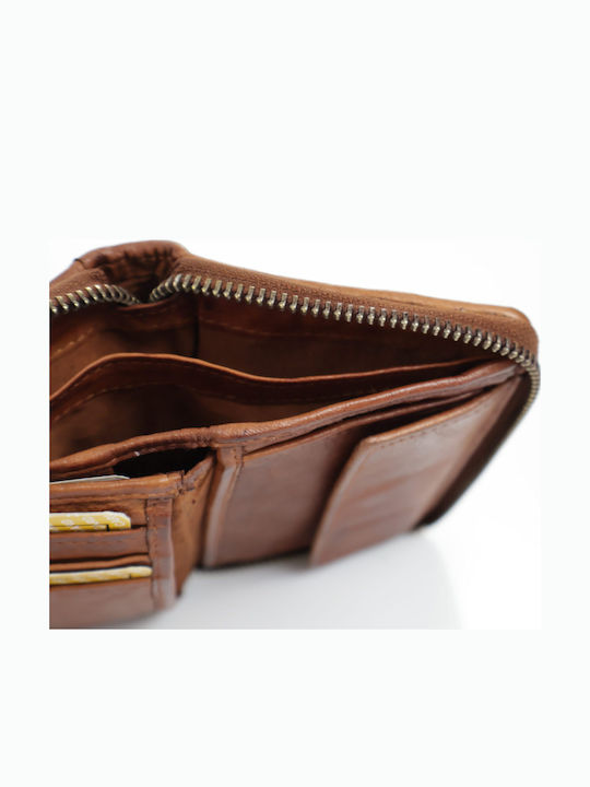 Small Leather Women's Wallet Brown
