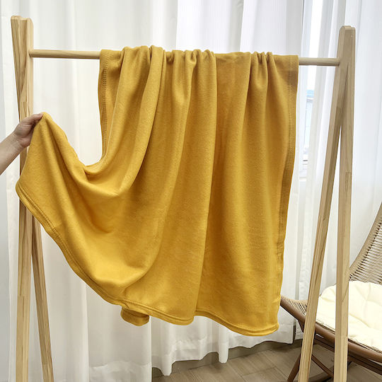Καναπέ 130x160εκ. Retro Mustard