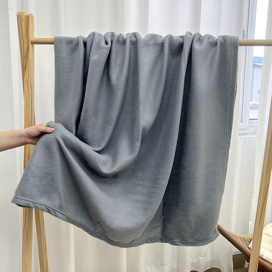 Едно Одеяло 150x200см Сиво