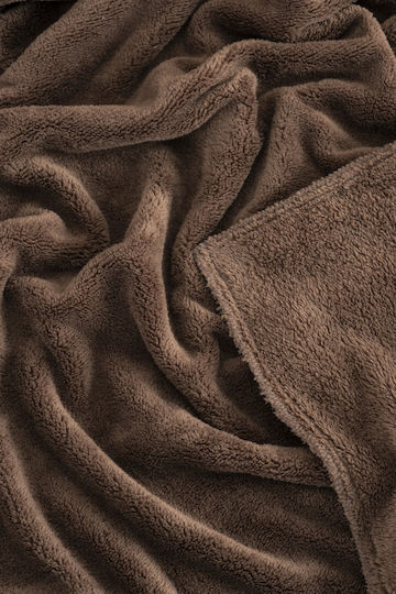 Rebeka Home Полутораспално Одеяло 180x220 см Кафяво Rebeka Home Полутораспално Одеяло 180x220 см Кафяво