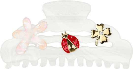 Invisibobble My Claw L Full Charms Κλάμερ Μεγάλου Μεγέθους 1 Τεμάχιο & Charms Διάφορα Σχέδια 5 Τεμάχια