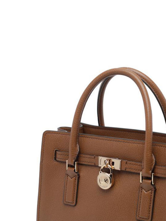 Michael Leather Women's Satchel Bag Brown